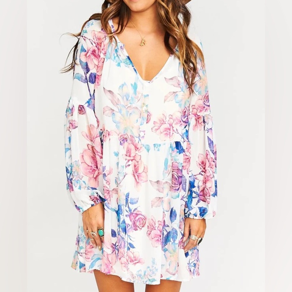 Show Me Your MuMu Sienna Swing Rosalita Tunic Dress - Picture 1 of 7